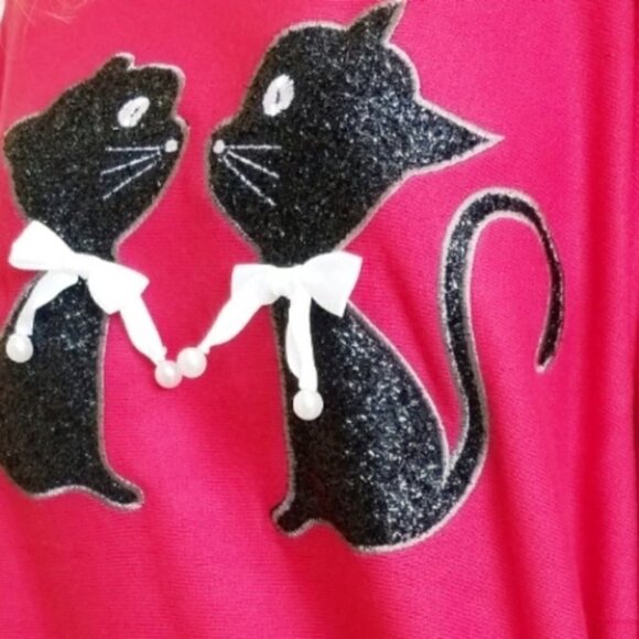 Kitten SWEATER with cat top Kitty Kittens - Picture 4 of 4